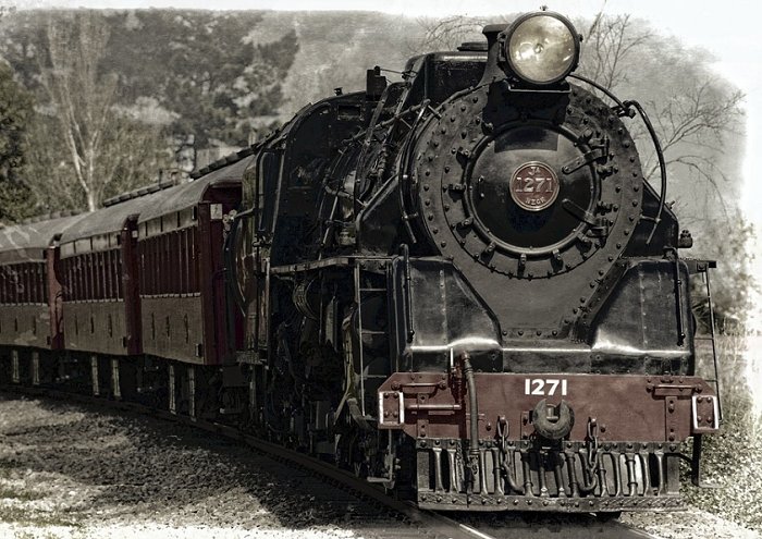 Steam Train Locomotive Ancient Train Old Transport 